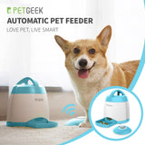 Interactive Automatic Dog Treat Dispenser Toy with Remote Control, Food Release Button, and IQ Training Puzzle Feeder for Mental Stimulation