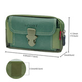 Compact Outdoor Waist Bag – Belt-Wear Phone Pouch for Sports, Travel & Daily Carry (Green)