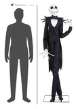 Animated Jack Skellington Halloween Decoration – Life-Size Moving Figure in Black & Purple Suit, Sound & Motion Activated