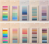 3200 Writable Morandi Page Tabs for Books, Notes and Planners