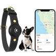BOMERAHE GPS Dog Tracker Collar Apple Find My Waterproof Adjustable Smart Tracking Pet Collar No Subscription