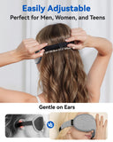Weighted 3D Sleep Eye Mask with Microbeads – 100% Light Blocking Travel Mask with Earplugs for Deep Sleep, Meditation & Long Flights