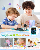 10” Kids LCD Writing Tablet – Eye-Safe Reusable Doodle Board (Delightful Dolphin Blue)
