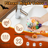 24 Pack Halloween Squishy Toys – Mini Stress Balls for Kids, Non-Candy Halloween Treats & Party Favors (First Edition)