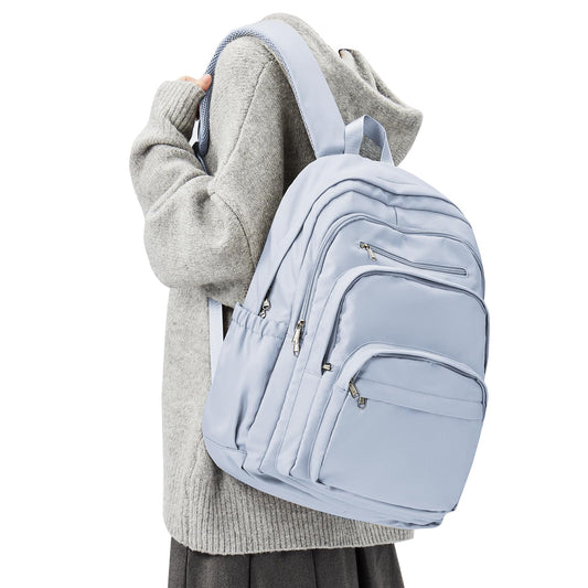 Lendolk Lightweight College Backpack – Multi Pocket School & Casual Daypack for Teens and Adults