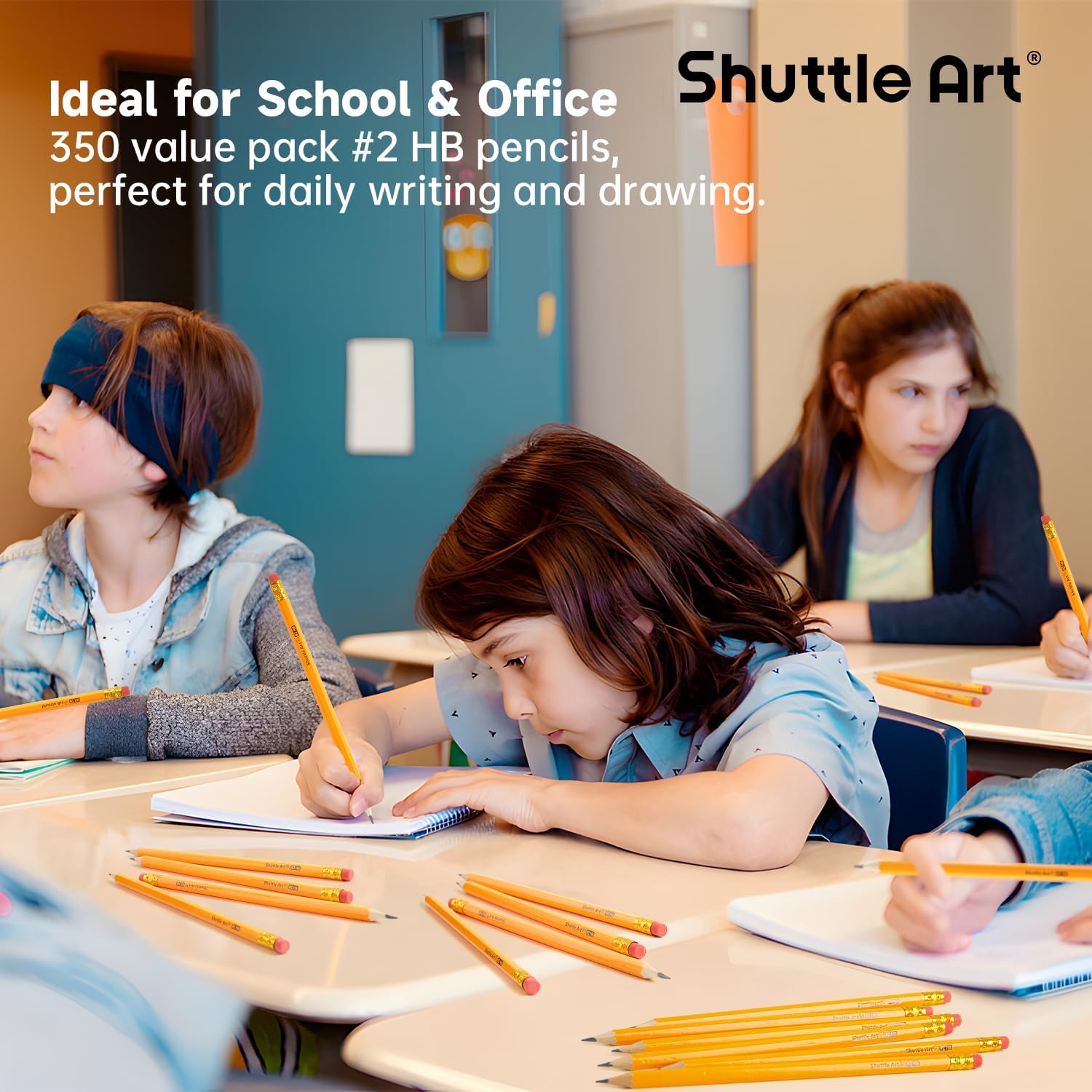 350-Count Pre-Sharpened #2 HB Yellow Pencils