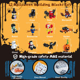 Halloween 12-in-1 Building Blocks Set – 626 PCS Castle & Figures Party Favor Gift for Kids