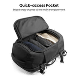 Tomtoc 40L Carry-On Travel Backpack TSA Friendly, Flight Approved Business Rucksack for 17.3 Inch Laptop