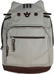 Brown Plush Cat Face 17L Backpack for Everyday Use