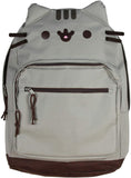 Brown Plush Cat Face 17L Backpack for Everyday Use