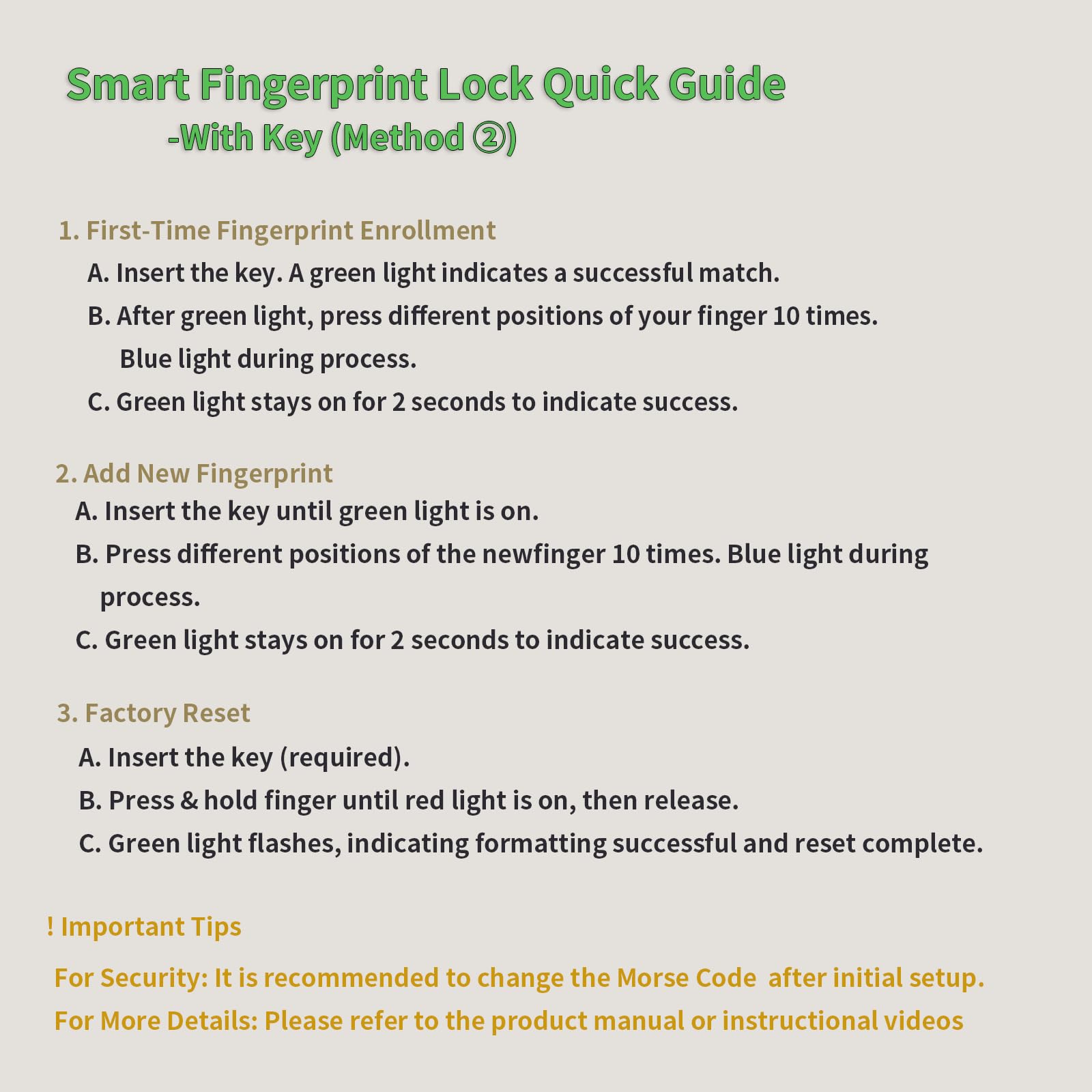 Ultra-Fast Fingerprint Cable Padlock, USB Rechargeable Biometric Security Lock for Gym Locker, Luggage & Outdoor Gear