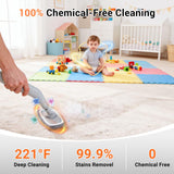 Portable Handheld Steam Cleaner 1500W High Pressure Multi-Surface Cleaning System with 9 Accessories