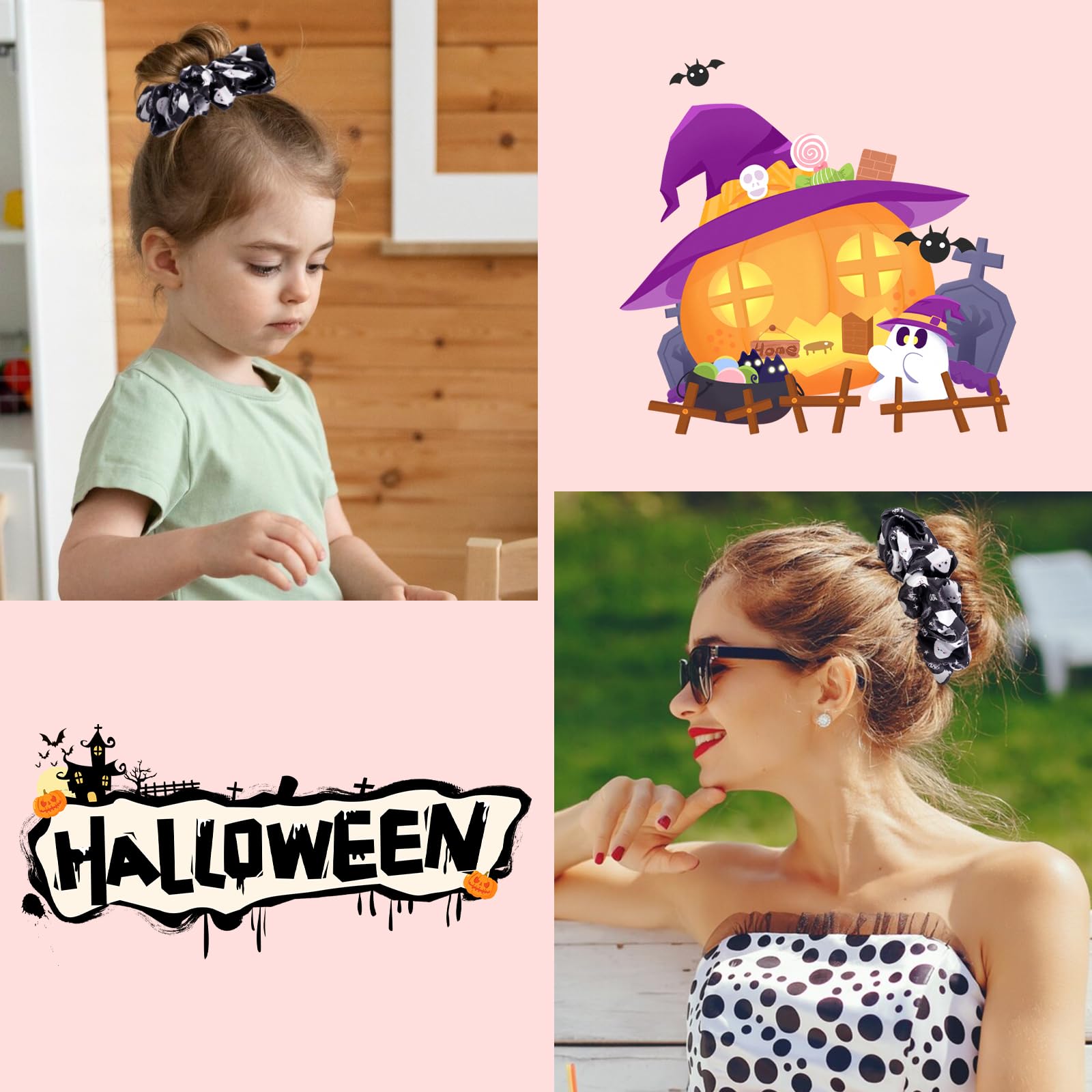 Pink Halloween Gift Box for Women – 7-Piece “Spooky Season” Gift Set with Ghost Cup, Candle, Socks, Bath Bomb & Greeting Card