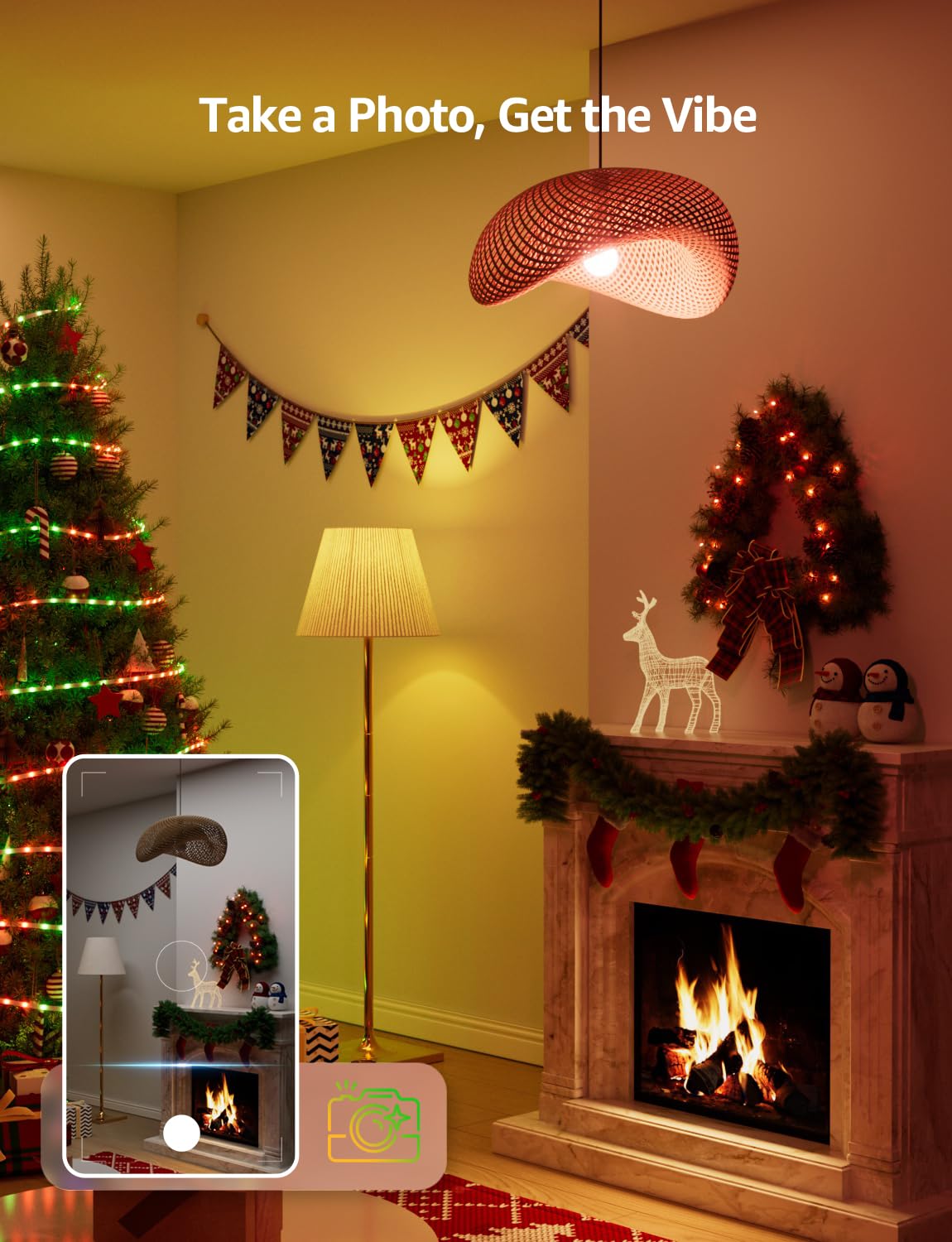 Lepro AI RGBWW Smart WiFi Light Bulb – 16M Colors, Tunable White 2700K–6500K with Alexa & LightGPM 4