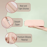 Easy-Clean Silicone Pencil and Makeup Pouch