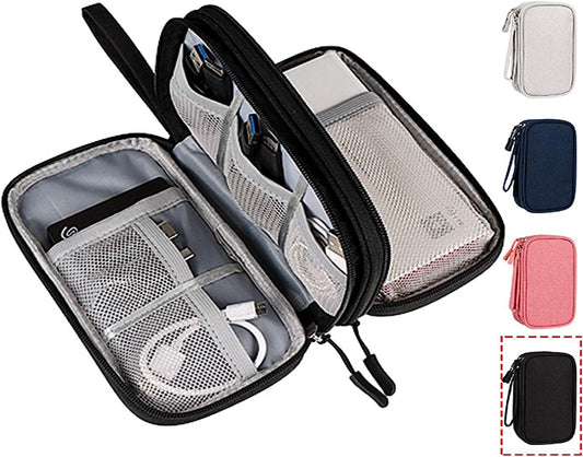 Electronics Organizer Case – Waterproof Travel Cable & Gadget Storage Bag