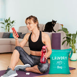 Travel Laundry Bag Set, Waterproof Wet Dry Bag for Dirty Clothes