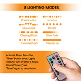 5FT Light-Up Halloween Ghost Decoration – Dual Power (USB/Battery) with 8 Lighting Modes, Remote & Water-Weighted Base (White)