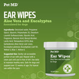 Dog Ear Cleaning Wipes – 100 Count Gentle Disposable Ear Care Pads for Odor Removal, Wax Control, and Infection Prevention