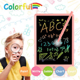 ORSEN 10” Color LCD Writing Tablet for Kids – Reusable Doodle Drawing Board with Eye-Safe Screen (Pink)
