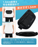 Travel Inspira XL RFID Travel Money Belt – Expanded Anti-Theft Hidden Pouch with Secure Zip (Black)
