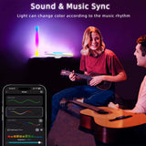 Smart RGB IC Light Bars with Alexa – 16M Colors TV Backlight & Gaming Setup Lights