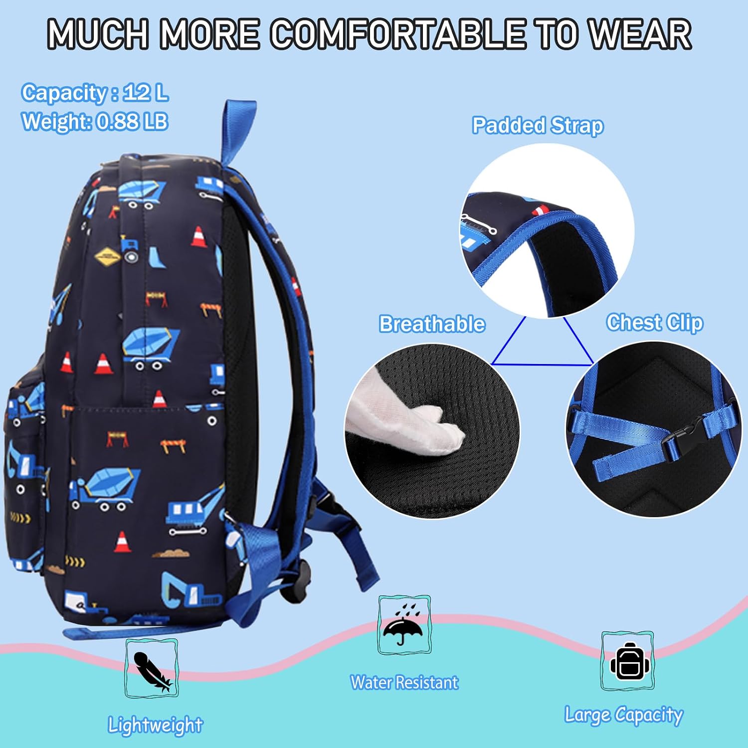 15-Inch Preschool Backpack Set with Matching Lunch Box