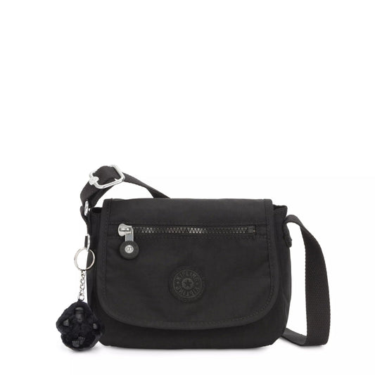 Kipling Sabian Mini Crossbody Bag – Lightweight Water-Resistant Everyday Shoulder Purse (Black Noir)
