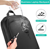 Premium 17-Inch Expandable Business Laptop Backpack for Men | Waterproof Travel Bag with USB Port & Anti-Theft Pocket
