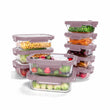Premium 10-Piece Borosilicate Glass Food Storage Containers Set with Airtight Tempered Lids | Leak-Proof, Oven-Safe & BPA-Free
