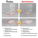 LED Compact Makeup Mirror with 1X/3X Magnification – Portable Lighted Travel Mirror for Purse, Handbag & Makeup