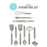 9-Piece Stainless Steel Kitchen Tools & Gadgets Set – Lightweight, Durable & Dishwasher Safe