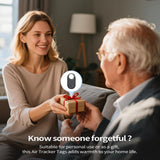Apple Find My MFi-Certified Bluetooth Tracker Tag 4 Pack, Waterproof Smart Item Locator with 100dB Alert and Global Tracking