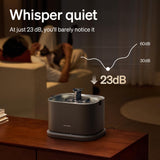 PETLIBRO Dockstream 2 Stainless Steel Smart Cat Water Fountain 3L – WiFi Hydration Tracking (Black)