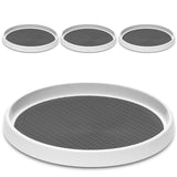 Non-Skid Lazy Susan Turntable Organizer (4-Pack, 10”) – Rotating Storage for Kitchen, Pantry, Fridge & Vanity