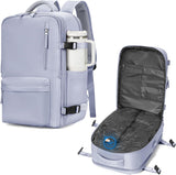 Travel Backpack Women,Carry On Backpack Flight Approved 18x14x8 inches Bag Spirit Airlines Personal ltem,College Sports Hiking Rucksack Waterproof Outdoor Casual Daypack Laptop Blackpack,Peacock Blue