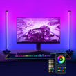ELOUYCKE Premium RGB Smart Light Bars – Metal Base 17.3” Gaming & TV Ambient Lighting with 213 Modes