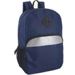 Trail Maker Reflective School Backpack for Kids – Lightweight 20L Bookbag with Safety Stripe (Navy)