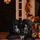 Oversized Halloween Creepy Cloth – 410 x 80 in Black Spooky Gauze Fabric for Haunted House & Party Decor