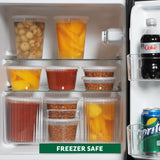Freshware 16oz Deli Food Storage Containers – 36 Pack BPA-Free Leak-Proof Set