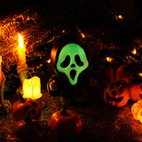 Glow-in-the-Dark Ghost Statue – 6.3" Resin Halloween Decoration for Home, Garden & Party Décor 👻