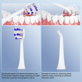 2-in-1 Electric Toothbrush Water Flosser – Portable Cordless Oral Irrigator with 3 Cleaning Modes & Travel Water Tank (White)