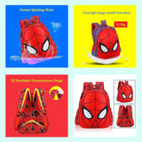 Red 3D Spider School Backpack Set with Pencil Case