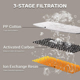 Transparent Glass & Stainless Steel Pet Water Fountain – 2L Filtered Automatic Drinking Dispenser for Cats & Small Dogs