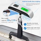 Digital Luggage Scale with LCD Display – Portable Travel Suitcase Weight Scale up to 110 lb with Backlight Screen