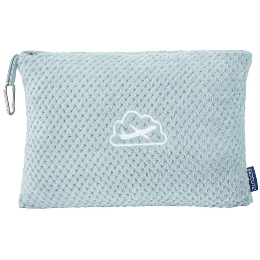 Travel Blanket with Carry Bag & Luggage Sleeve, Soft Airplane Blanket for Flights and Travel