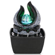 Artistic LED Crystal Ball Tabletop Fountain – 3-Level Adjustable Indoor Water Feature (Painted Finish)