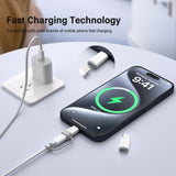 Lightning to USB-C Adapter 4 Pack Fast Charging & Data Sync Converter for iPhone 15/16/17 Pro Max, Samsung & Pixel – Aluminum Mini Connector