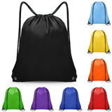 GRNERIC 8-Pack Drawstring Backpacks – Bulk Multicolor Cinch Bags for Gym, Travel, Yoga & Outdoor Sports