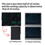 Bezel-Less Green LCD Writing Tablet – Ultra Slim Pocket Digital Notepad